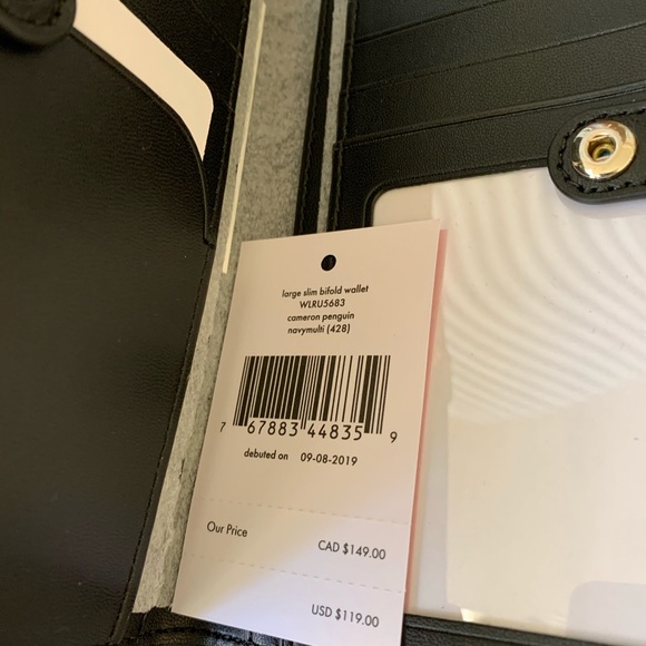 New Kate spade large Cameron slim bifold wallet - Picture 7 of 7